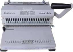 Encadernadora Perfuradora Para Trabalhos Em Wire-o 2x1 Papel Oficio Excentrix