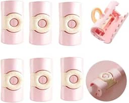 Prendedores de lençol cilíndricos, fixadores de lençol ajustáveis sem agulha que seguram acessórios de cama deslizantes e caem para a maioria dos colchões, há um fecho tipo donut, clipes de vedação de