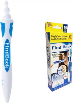 Kit de remoção de cera de ouvido limpador de orelha inteligente com limpador em espiral macio para evitar a remoção de orelhas e ferramentas de cuidados com os ouvidos com 16 pontas de substituição