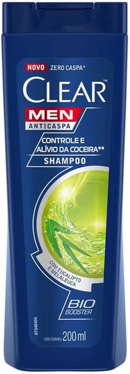Clear Men Anticaspa Shampoo Controle E Alívio Da Coceira 200 Ml