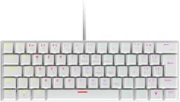 Teclado Mecânico Gamer Vinik Anihi White 60% Switch Red LED Rainbow