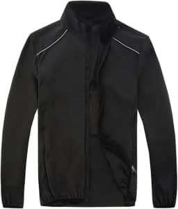 Jaqueta Corta Vento Refletivo Bolso Invisível Ciclismo Bike