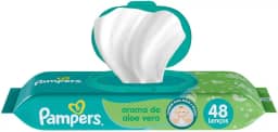 Lenços Umedecidos Pampers Aroma de Aloe Vera 48 Unidades