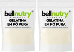Gelatina Pura Natural Sem Sabor E Incolor 2kg Rica Em Proteina - Bellnutry Alimentos