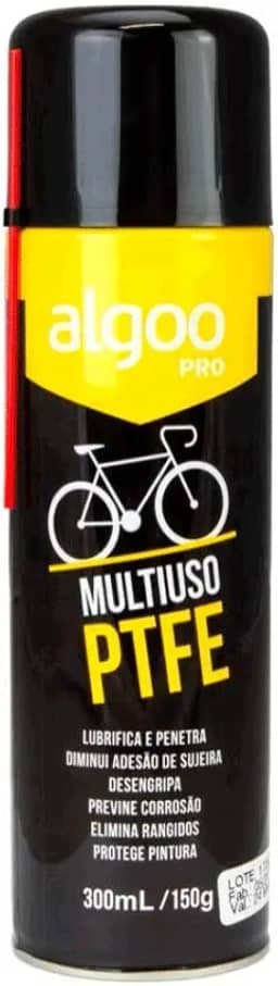 Óleo Lubrificante para Bicicleta Multiuso PTFE Algoo Spray 300ml