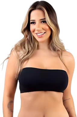 Top Tomara Que Caia Cropped Suplex Forro Duplo Faixa Sem Bojo Sutiã Confortável Feminino Moda Luxo
