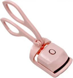 Curvador Modelador De Cílios Elétrico Aquecido Térmico USB (Rosa)