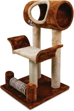 Chalesco Arranhador Paris Toca + Cama para Gatos