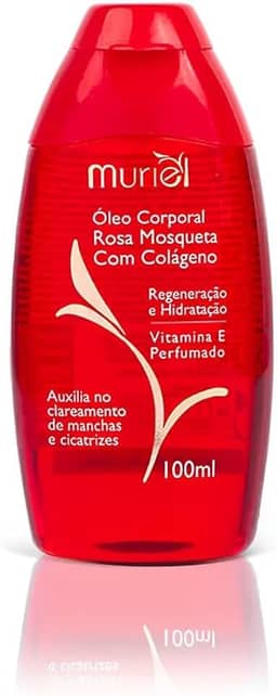 Óleo Corporal Rosa Mosqueta Com Colageno Muriel - 100ml