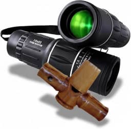Apito De Madeira Uru Modelo 16 + Luneta Observação de Pássaros
