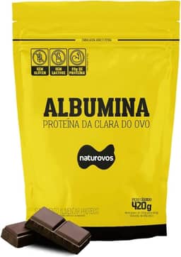 Naturovos Albumina - 420G Refil Chocolate -