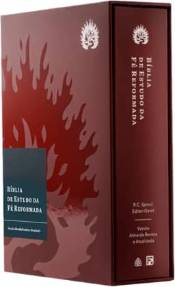 A Bíblia de Estudo da Fé Reformada: Capa Dura Bordô e Estojo