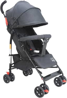 Maxi Baby Carrinho de Bebê Guarda Chuva LINK Até 15kgs (Preto)