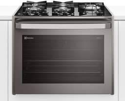 Fogão de Embutir 5 bocas Electrolux Cinza Experience com Mesa de Vidro, PerfectCook360 e VaporBake (FE5EC) 127V