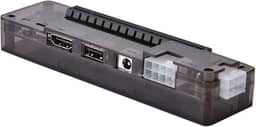 Base externa de placa de vídeo independente para laptop, para mini PCIE, Expresscard, saída de interface de 6 pinos + sem fonte de alimentação