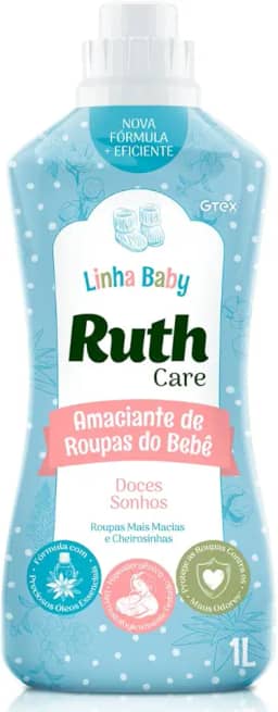 Amaciante Care Baby 1l, Ruth, Azul, Médio