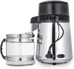 750W 4L Máquina De Destilação Purificadora De água De,purificador,Com Garrafa De Conexão,Capacidade De Produção De água: 1l/H,para destilar água pura,Capacidade De Produção De água: 1l/H