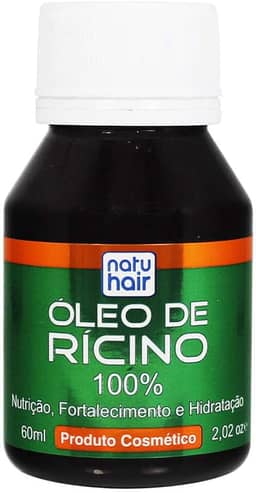 Óleo de Rícino Natuhair 60Ml, Branca, Médio