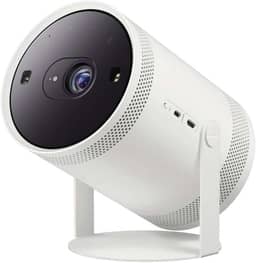 Samsung The Freestyle Projetor Smart Portátil, 30 a 100 polegadas, Plataforma Tizen, Som 360º, Gaming Hub, Bluetooth Branco