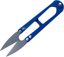 TESOURA DE METAL ARREMATE COLORIDA COSTURA COZINHA PODAR (Azul)