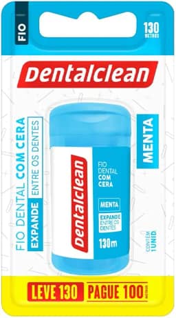 Dentalclean Fio Dental Com Cera Expansive Sabor Menta, 130m