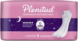 Absorvente Noturno Maxi Plenitud Femme para Escapes de Urina 8 un