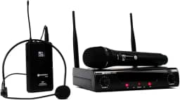 Microfone sem Fio de Mão e Headset Kadosh K412C Recarregável