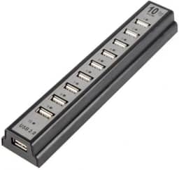 Hub USB 2.0 Com 10 Portas extensor com fonte 480mbps Hb-t69 KNUP