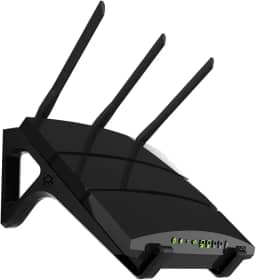 Suporte Roteador Receptor Wi-fi Parede Universal Maior 20cm (Preto)