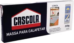 Cascola Massa para Calafetar, Cinza, 1x350g