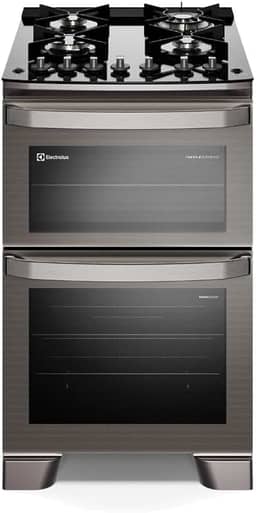 Fogão Electrolux 4 Bocas Experience com PerfectCook360 Prata FE4DC