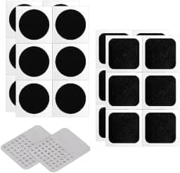 Kit de reparo de pneu de bicicleta perfurada com 26 peças, 24 adesivos de pneu e 2 peças de metal para reparo de pneu de bicicleta, kit prático de remendo de pneu de bicicleta, ferramenta de remendo