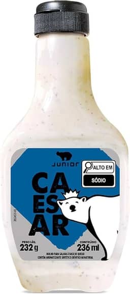 Molho Caesar Junior Kerry 232g Frasco 236ml