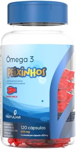 Ômega 3 Kids Peixinhos 120 cápsulas - Natulha