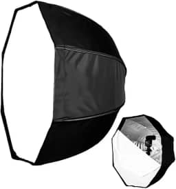 SOU FOTO Softbox Octogonal Tipo Sombrinha Universal 80cm SSU-80 para Estúdio Fotográfico