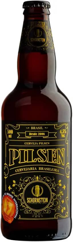 Cerveja Artesanal Schornstein Pilsen Garrafa 500Ml