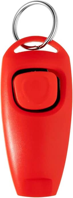 JAMBO PET Clicker Adestramento Com Apito, Tamanho, Para Cães de Todos os Portes, Pequeno, Vermelho |