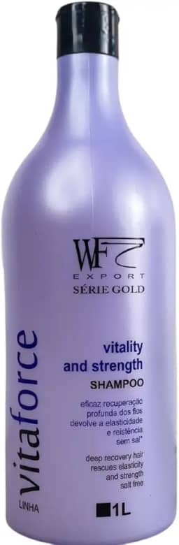 Shampoo para Cabelos com Queda Fragilizados Quebradiços Danificados Pós Progressivas WF Vitaforce 1L