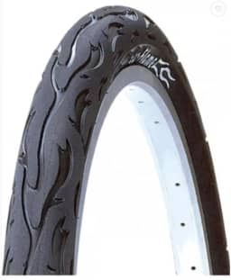 Pneu Flame, 26 x 2.125, Balão para Mountain Bike MTB, Freeride e Dirt, Preto