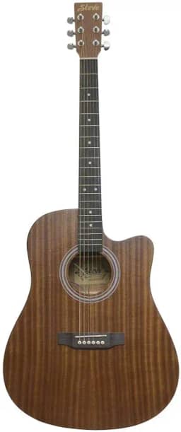 VIOLAO STEVE FOLK 41` COM CUTWAY - EQUALIZADO (LC-5) - MAHOGANY - CORDA DE ACO