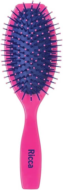 Esc Ricca Pink Oval Almofadada, Ricca, multicor