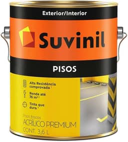 Tinta para piso 3.6L - Branco - 53418685, Suvinil Tintas