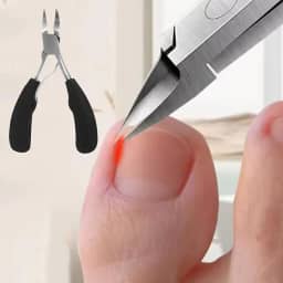 1 peça de cortador de unha de aço inoxidável, tesoura de unha grande, alicate de águia, pedicure, correção, ferramenta de cuidados com os pés, 13 x 5,5 cm