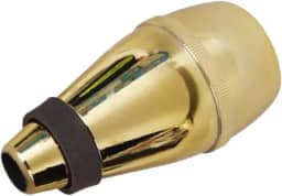 Amagogo Acessório de silenciador para trompete BB, ideal para músicos em fase de prática, Ouro