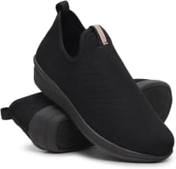 Tênis Sapatênis Feminino Anabela Ortopédico Antistress Macio