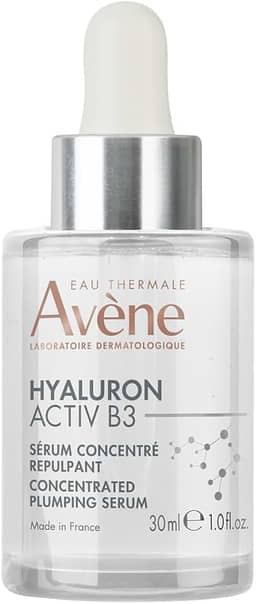 Avène Hyaluron Activ B3 Sérum Concentrado Preenchedor Com Niacinamida, Adenosina, Dois Tipos de Ácido Hialurônico Puro e Água Termal Avène. Preenche e Reduz Visivelmente Rugas, Melhora Elasticidade, Firmeza e Luminosidade da Pele. Indicado para todos os tipos de pele, 30ml