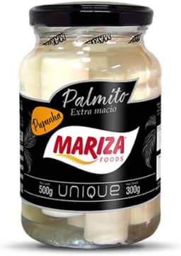 Palmito Pupunha Inteiro Extra Macio Mariza 300g