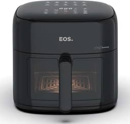 Fritadeira Sem Óleo Air Fryer Eos Chef Gourmet 6.2 Litros Compacta Digital Preto Eaf60p 110v