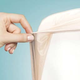 Senior Care Lençol Protetor Com Elástico Geriátrico Pne Pvc Siliconizado Casal 1 90 X 1 40M (Bege)