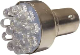 Lampada de Led Branco 2 Polos Lanterna Traseira Luz de Freio Moto Universal